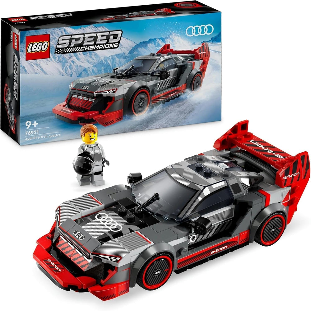 LEGO Speed Champions Audi S1 E-Tron Quattro Set Auto da Corsa con Auto Giocattolo da Costruire, Giocare ed Esporre, Modello di Auto per Bambini, Regalo per Ragazzi e Ragazze di 9 Anni 76921 Set di Costruzione Besuche den LEGO-Store Single