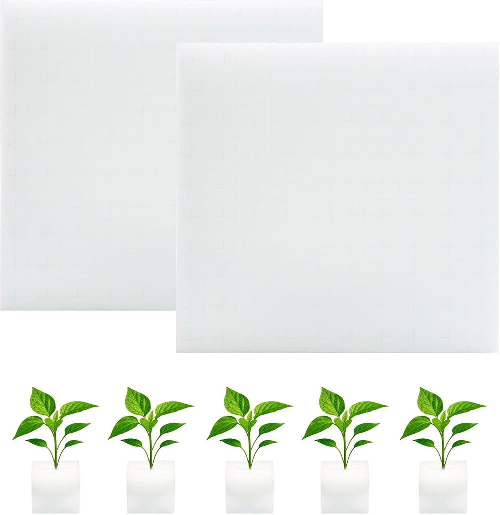 Lana di roccia, lana di roccia per propagazione, 2 pezzi, spugna idroponica, 200 pezzi dopo il taglio - Alternativa per serra, germinazione di semi e verdure domestiche