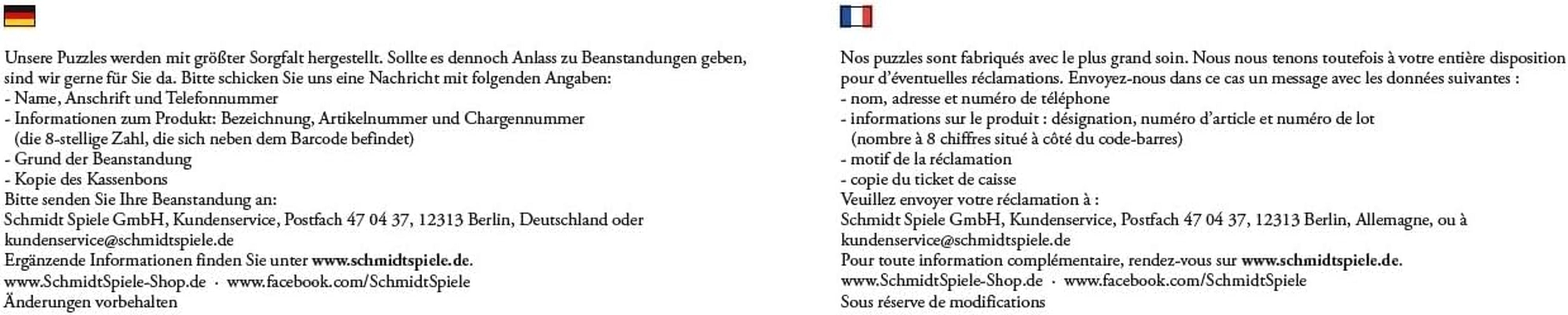 Schmidt Spiele 59785 Panetteria colorata, puzzle 1000 pezzi Puzzle Naty Shop