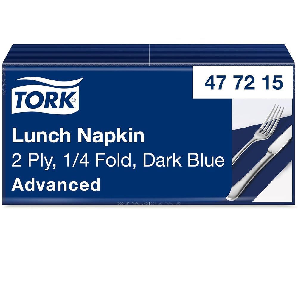Tork 477840 Șervețele de prânz Lime / Șervețele din 2 straturi pentru mâncăruri mici sau gustări / Calitate avansată / 10 X 200 (2000) șervețele de hârtie / 32.6 X 33 Cm (L X l) / 1/4 pliere