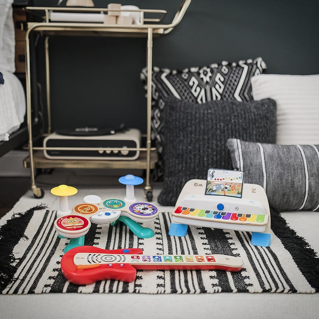 Baby Einstein, Together in Tune, Connected Magic Touch, tobe din lemn, instrumente muzicale, 4 moduri de joc și 10 melodii, control volum, jucărie din lemn pentru copii, de la 12 luni Jucarii Bebe Naty Shop