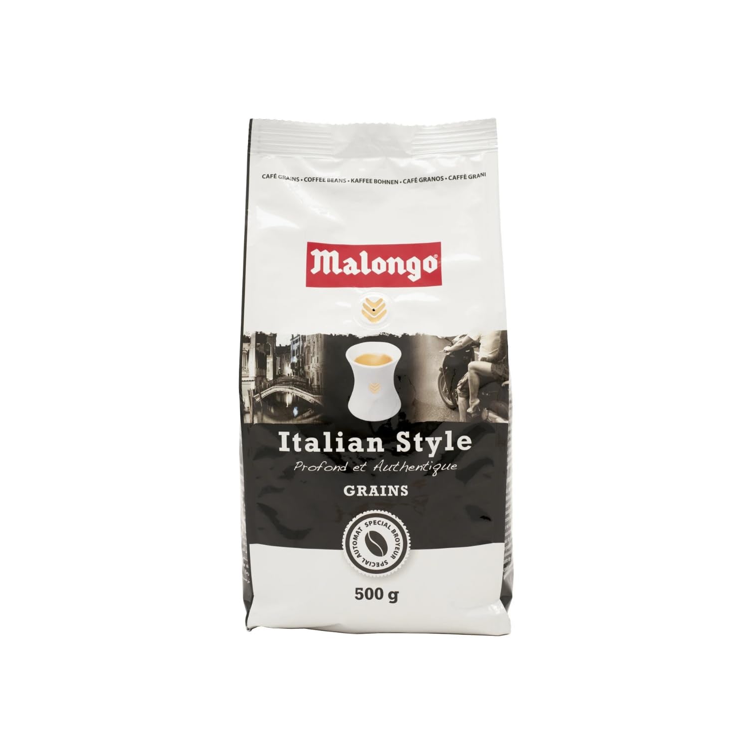 Boabe de cafea MALONGO în stil italian - 1 kg