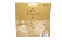 Hellma Zucker-Bustine Goldline 750 Stk. Je 3.6 G – 3.6 Kg Vorrats-Box - Zuckertütchen Einzeln, Für Kaffee Oder Tee Dolcificanti Naty Shop