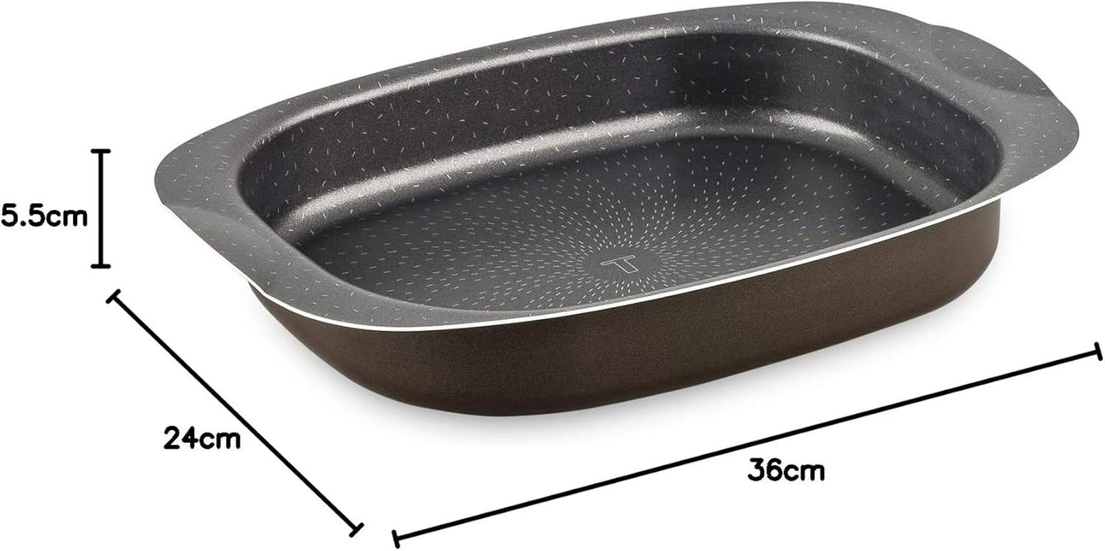 Tefal J1601502 Success Auflaufform Alluminio Schwarz 36 X 24 X 5,5 Cm Stampi e teglie per dolci Naty Shop