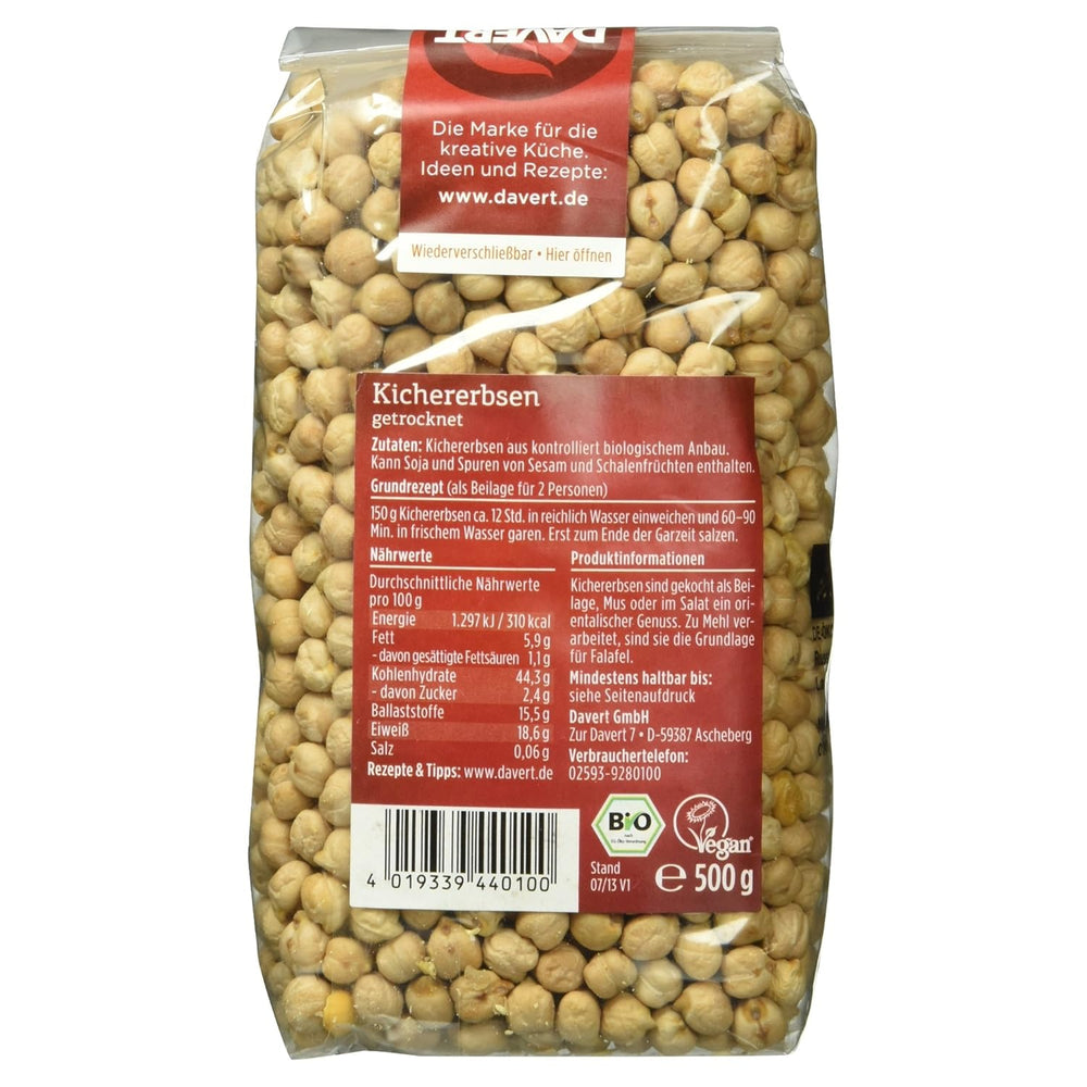 Davert Bio Ceci, 500 g