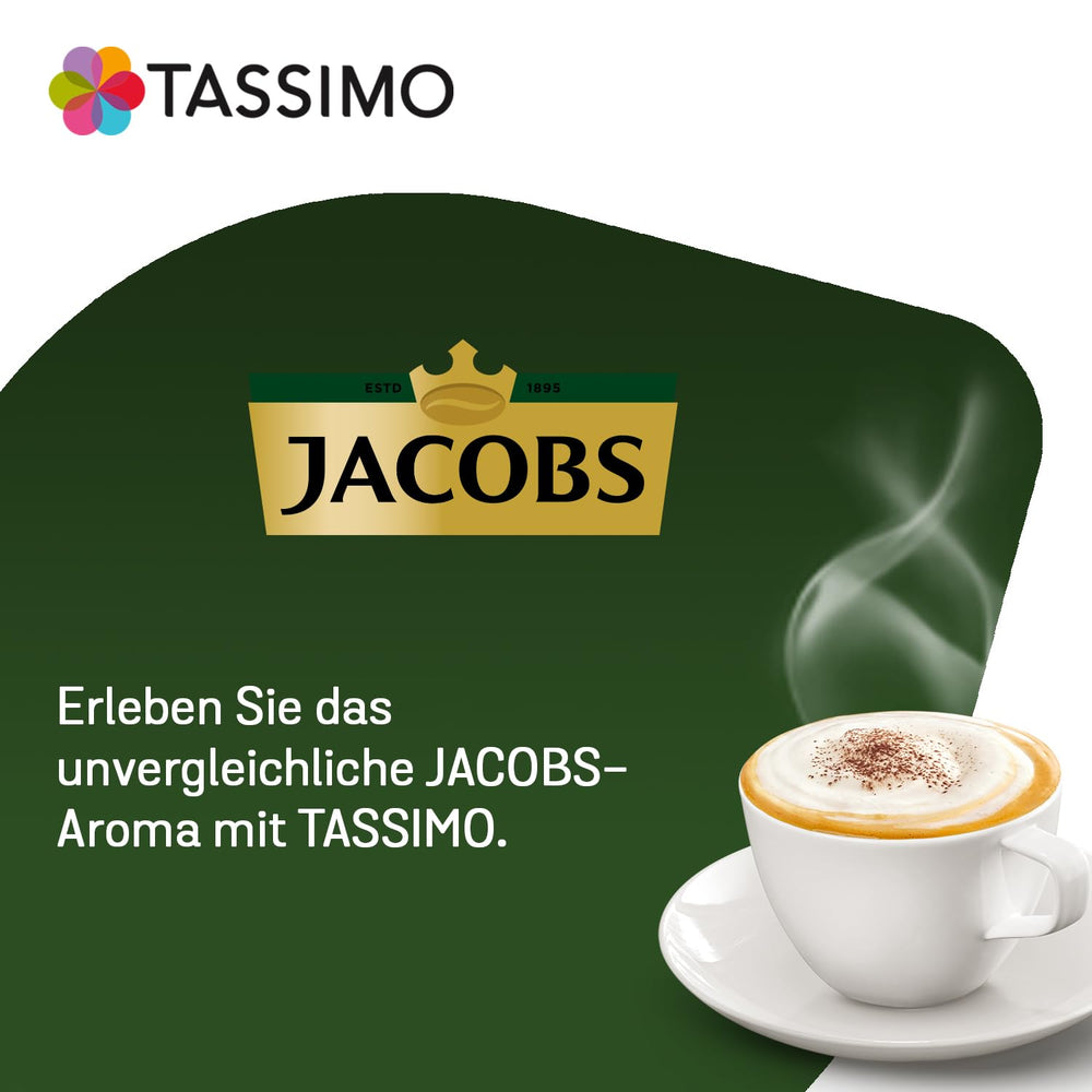 Tassimo Kapseln Jacobs Cappuccino Classico, 5 x 8 Pads, 40 Kaffeekapseln