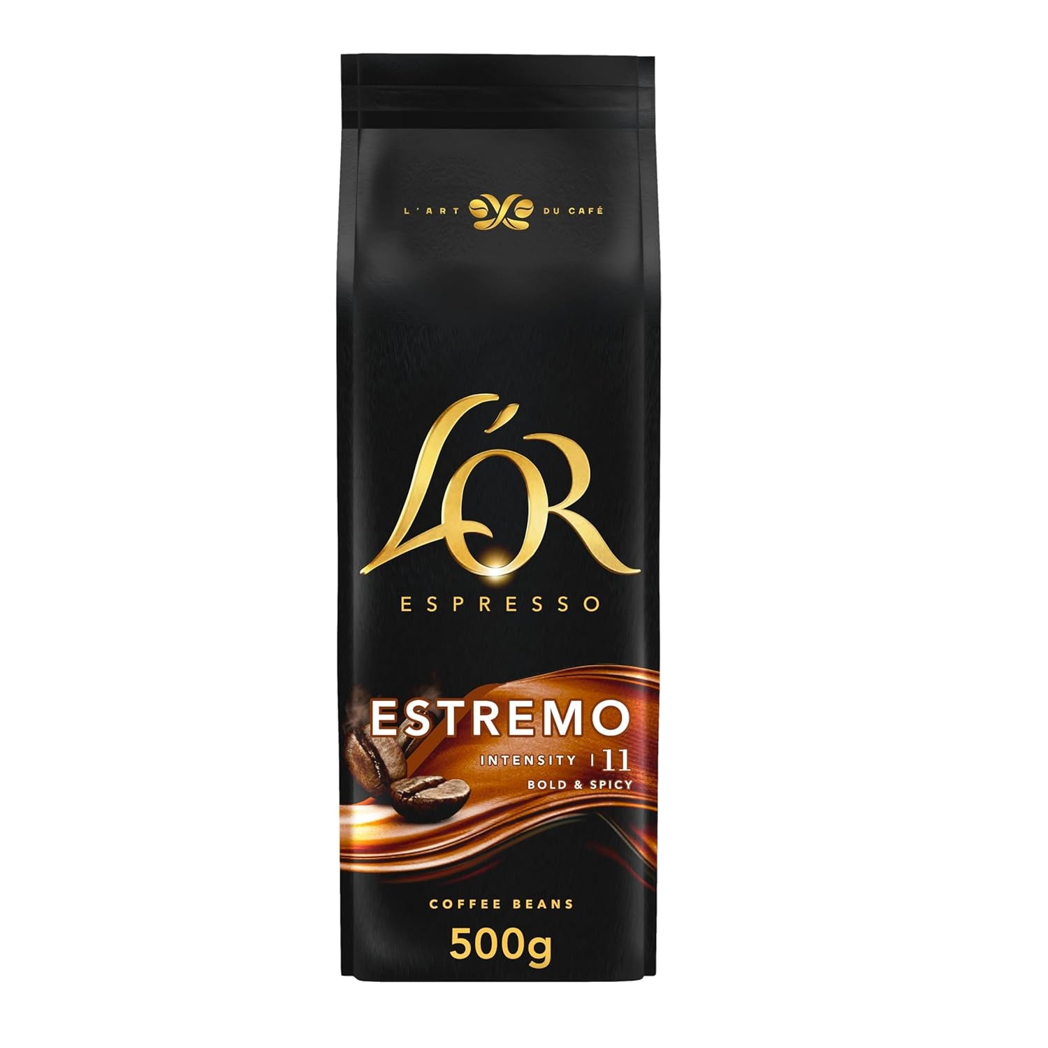 Boabe de cafea L'OR Espresso Estremo | Intensitate 11 | 500 g