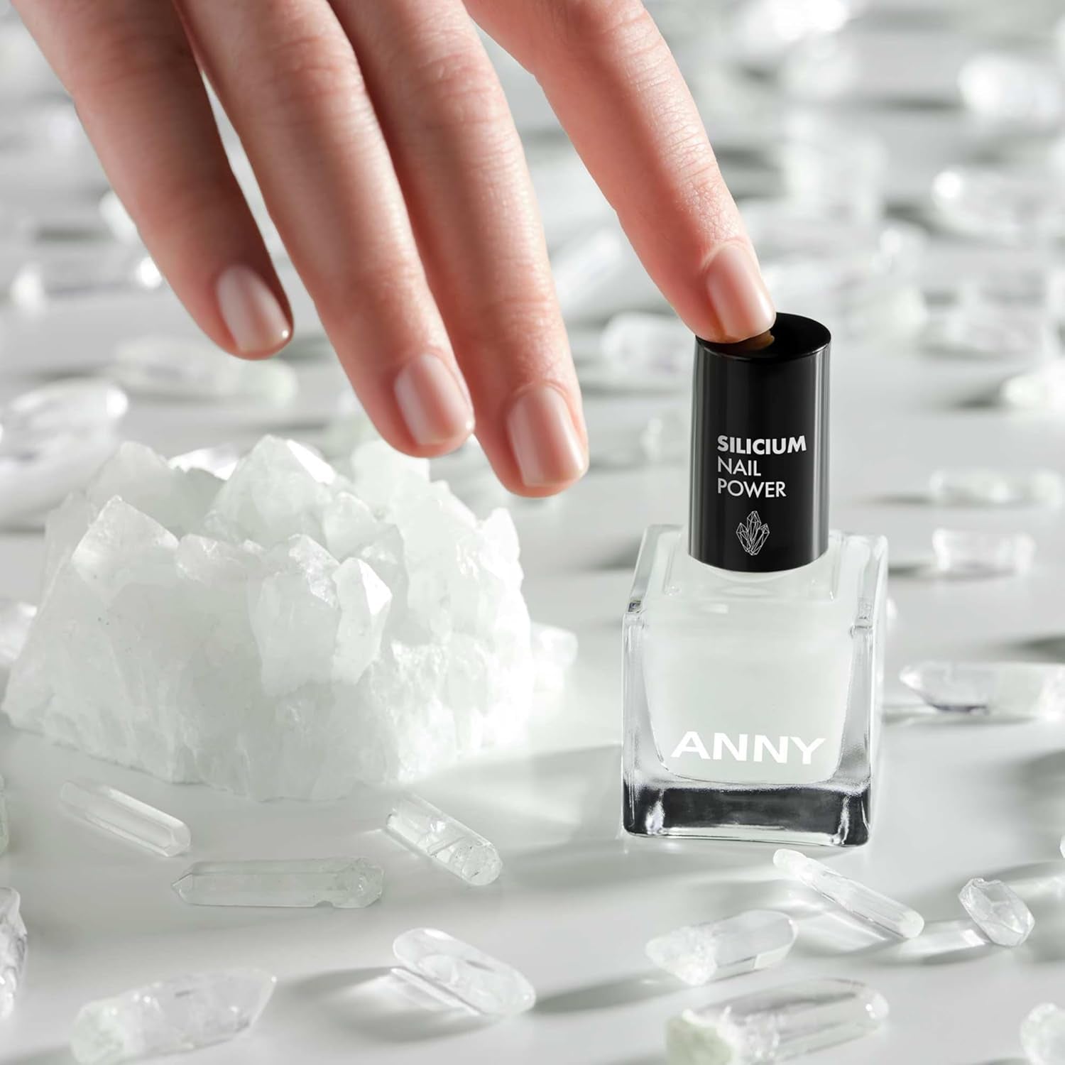 ANNY Silicon Nail Power - Cura delle unghie 3 in 1: Base, Rinforzante e Abbellitore - 15 ml