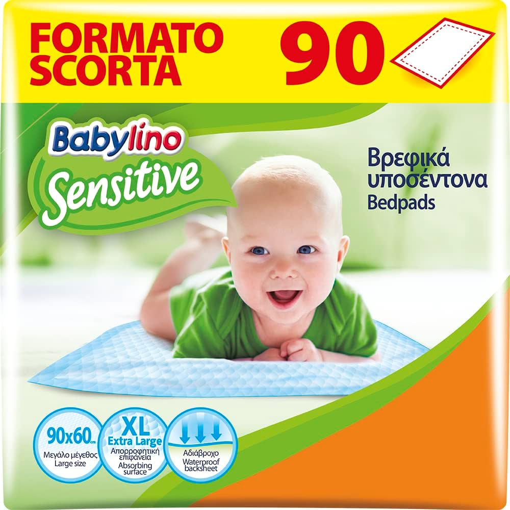Salviette umidificate Sensitive, 90 x 60 cm, extra assorbenti, 14 pezzi