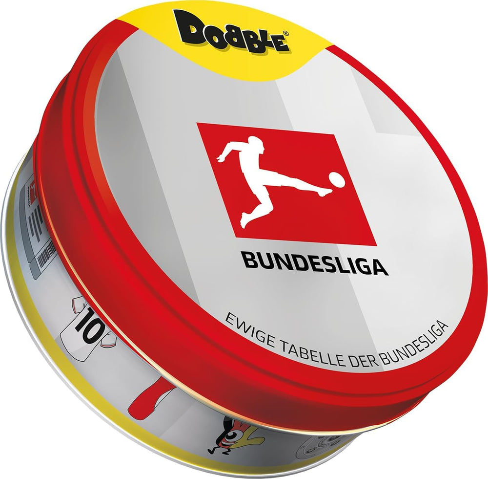 Dobble Bundesliga, gioco per famiglie, gioco di carte, 2-8 giocatori, dai 6 anni in su, 15 minuti, tedesco