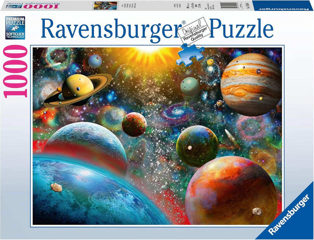 Ravensburger Puzzle 19858 - Planete - Puzzle de 1000 de piese pentru adulți și copii de la 14 ani, puzzle cu motiv spațial Puzzle Naty Shop