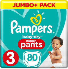 Pannolini Pampers Baby-Dry, taglia 8, 43 pannolini, da 19 kg, confezione Jumbo+