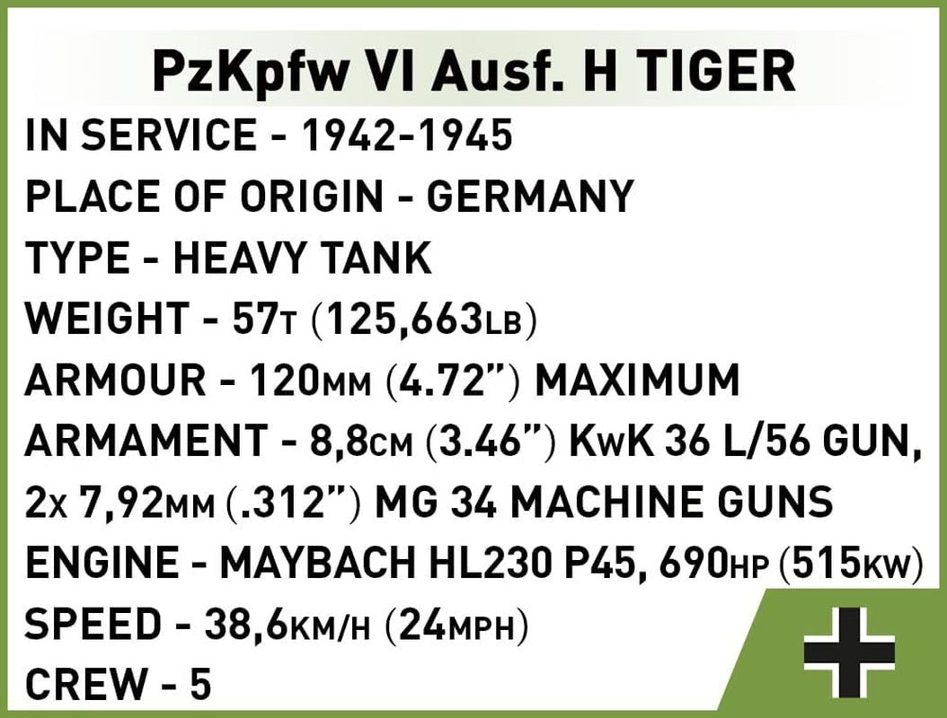 COBI 2710 Tiger Bausteine, Wüstensand