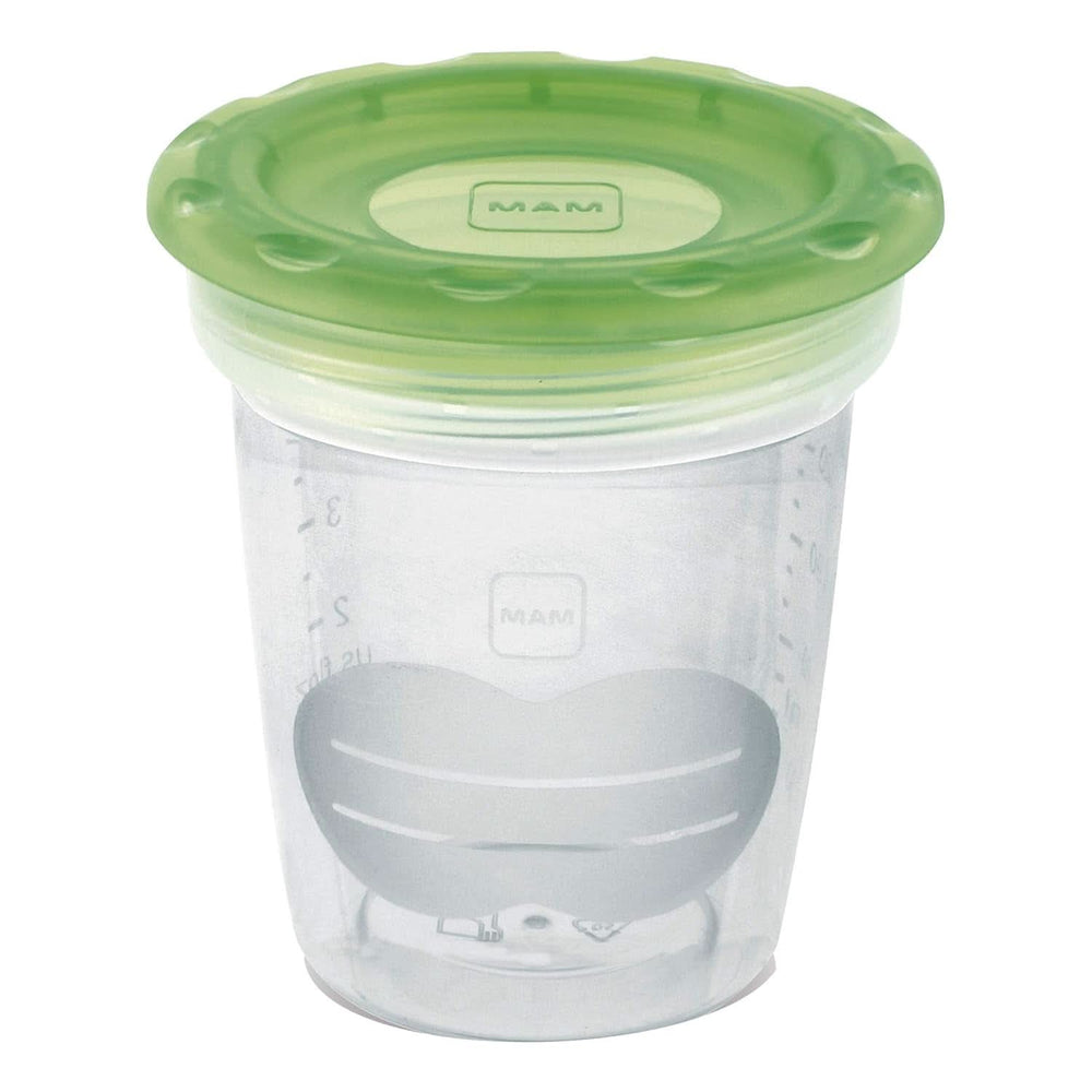 MAM Set 5 contenitori per latte e pappe, in plastica, senza Bpa e Bps Accessori Alimentazione e Allattamento Bebe Naty Shop
