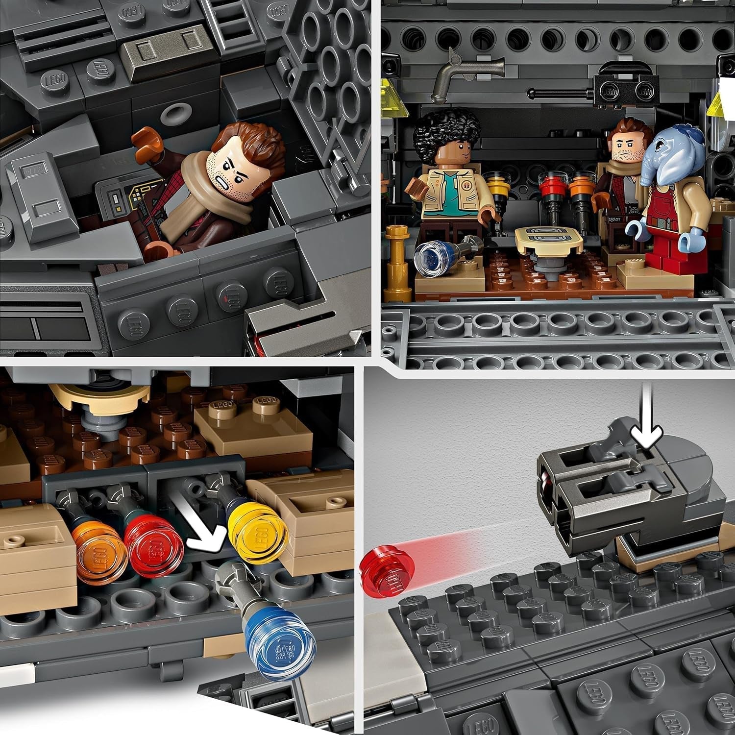 LEGO Star Wars: Skeleton Crew Onyx Cinder, astronave giocattolo costruibile e da collezione per ragazzi e ragazze con 5 personaggi, idea regalo per i fan dai 10 anni 75374 Set da costruzione Besuche den LEGO-Store