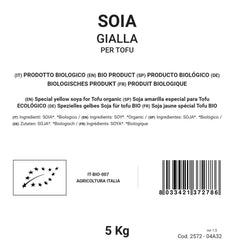Soia gialla speciale per tofu 5 kg biologica