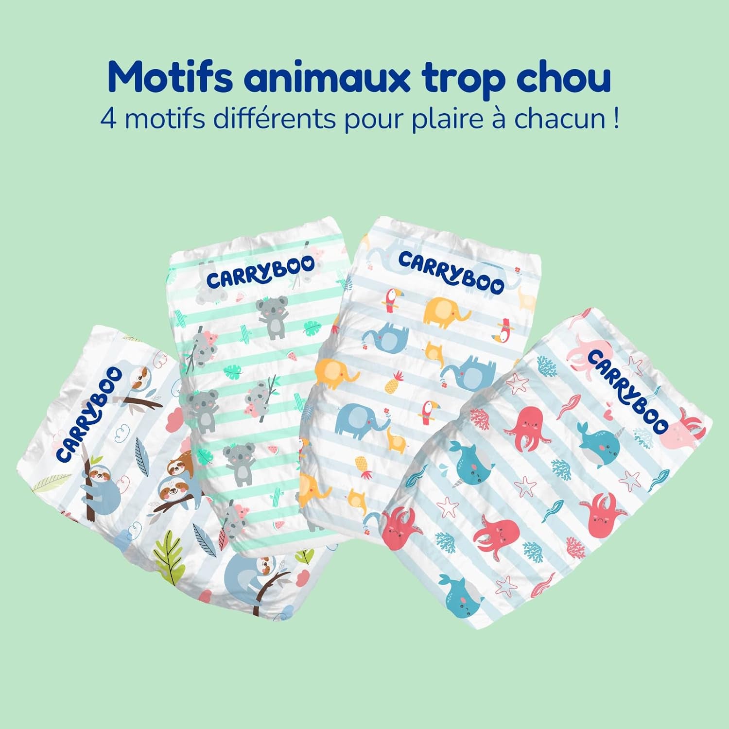 - Pannolino taglia 4 (7 – 18 kg) – per pelli sensibili – naturale e molto assorbente – a tenuta stagna per 12 ore – ohne unerwünschte Inhaltsstoffe – prodotto in Francia – 132 pannolini