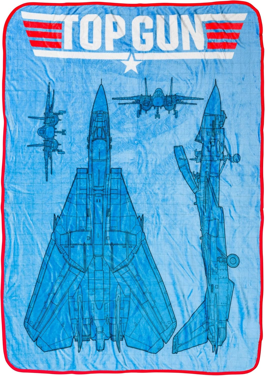 Coperta sospesa Silver Buffalo Garfield, pile, 114,3 X 152,4 cm Letti e coperte Silver Buffalo Top Gun: Maverick