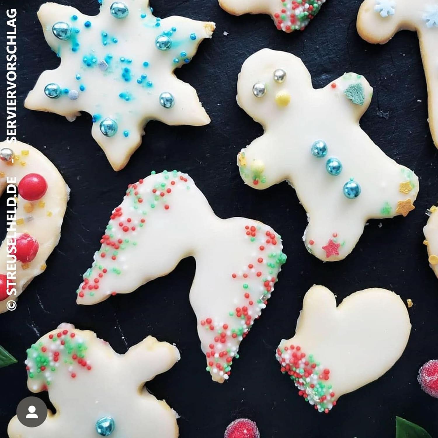 Confettini a tema natalizio, 40 grammi Sprinkles Naty Shop