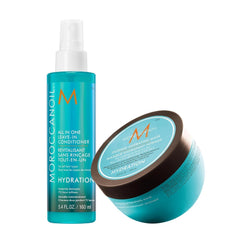 Mască hidratantă intensivă Moroccanoil Masca de par Naty Shop 250 Ml (1 pachet) Pachet cu balsam fără clătire, 160ml