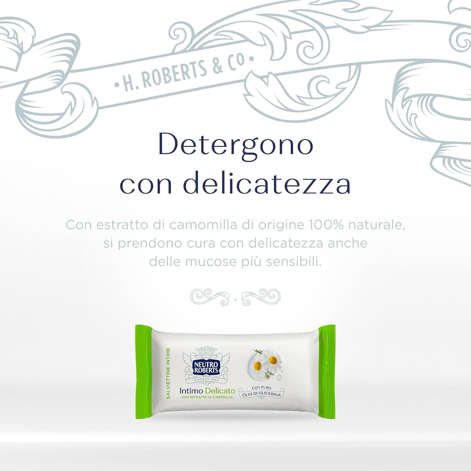 Assorbenti Intimi Camomilla 100% Naturale Indicati per Pelli Sensibili per Donne e Bambini Naty Shop Salviettine Igieniche Baby