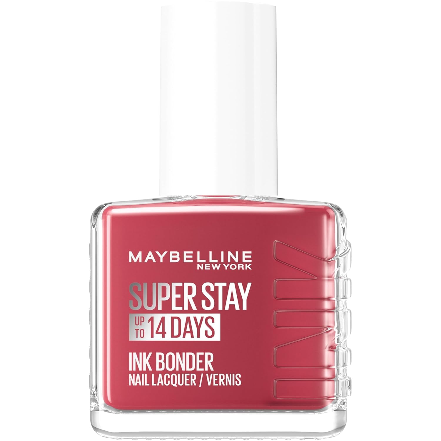 Maybelline New York Pigmentato intenso a lunga durata Rinforza le unghie danneggiate Superstay Ink Bonder Really Rosy 202 12ml