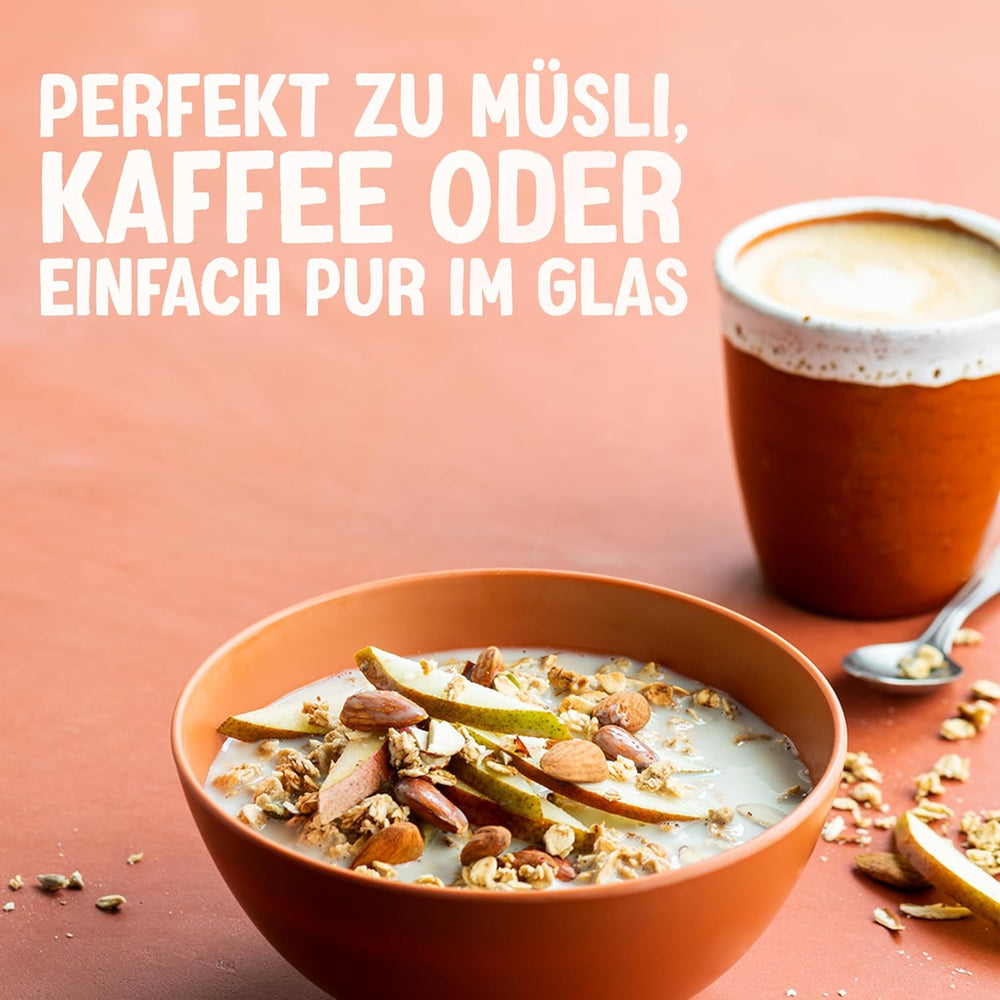 Alpro Haferdrink ohne Zucker – Milchalternative auf Haferbasis – Vegan und lactosefrei – Rich an Ballaststoffen, Calcium und Vitaminen – 8 x 1 L