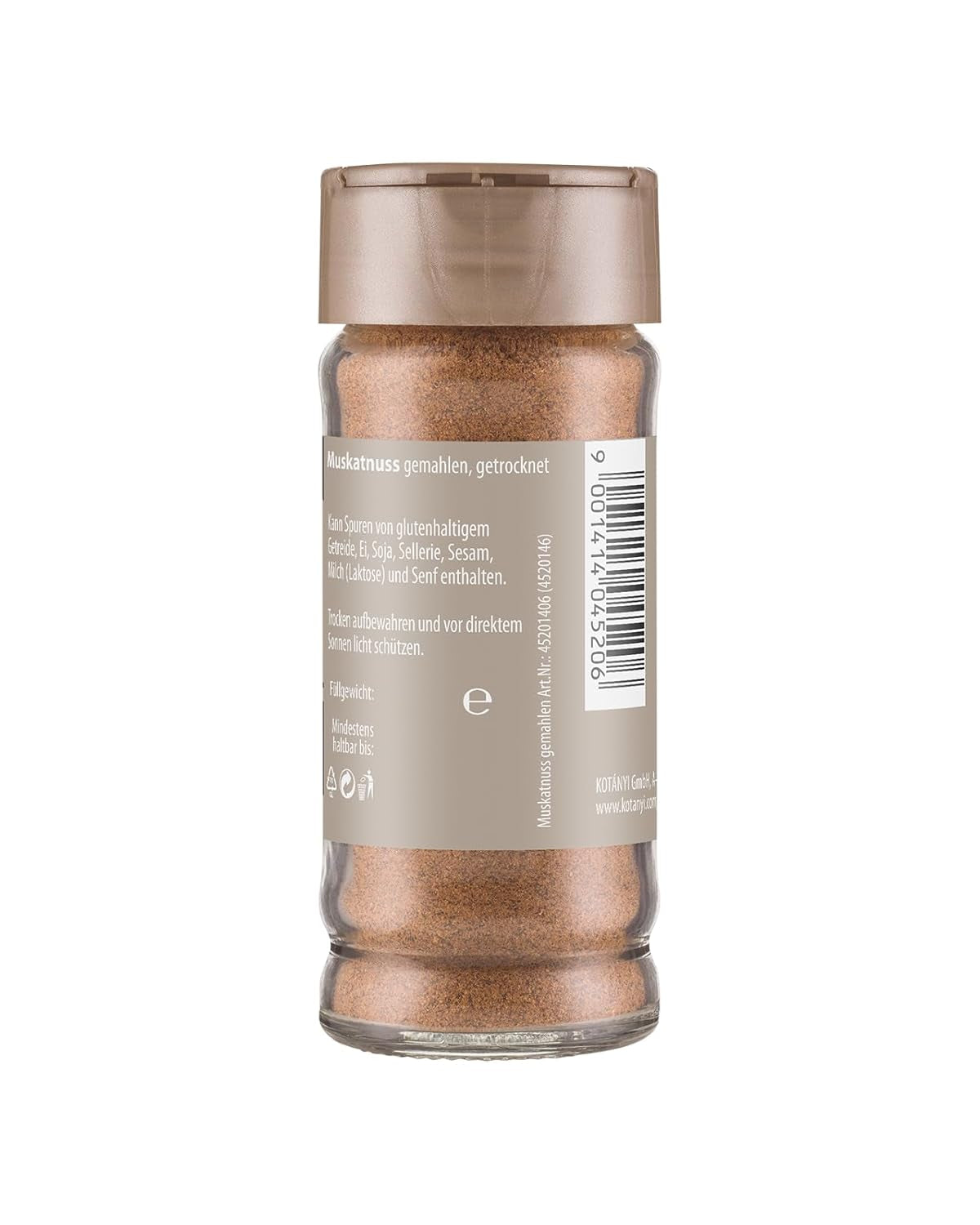KOTÁNYI Muskatnuss gemahlen - Glas 37g