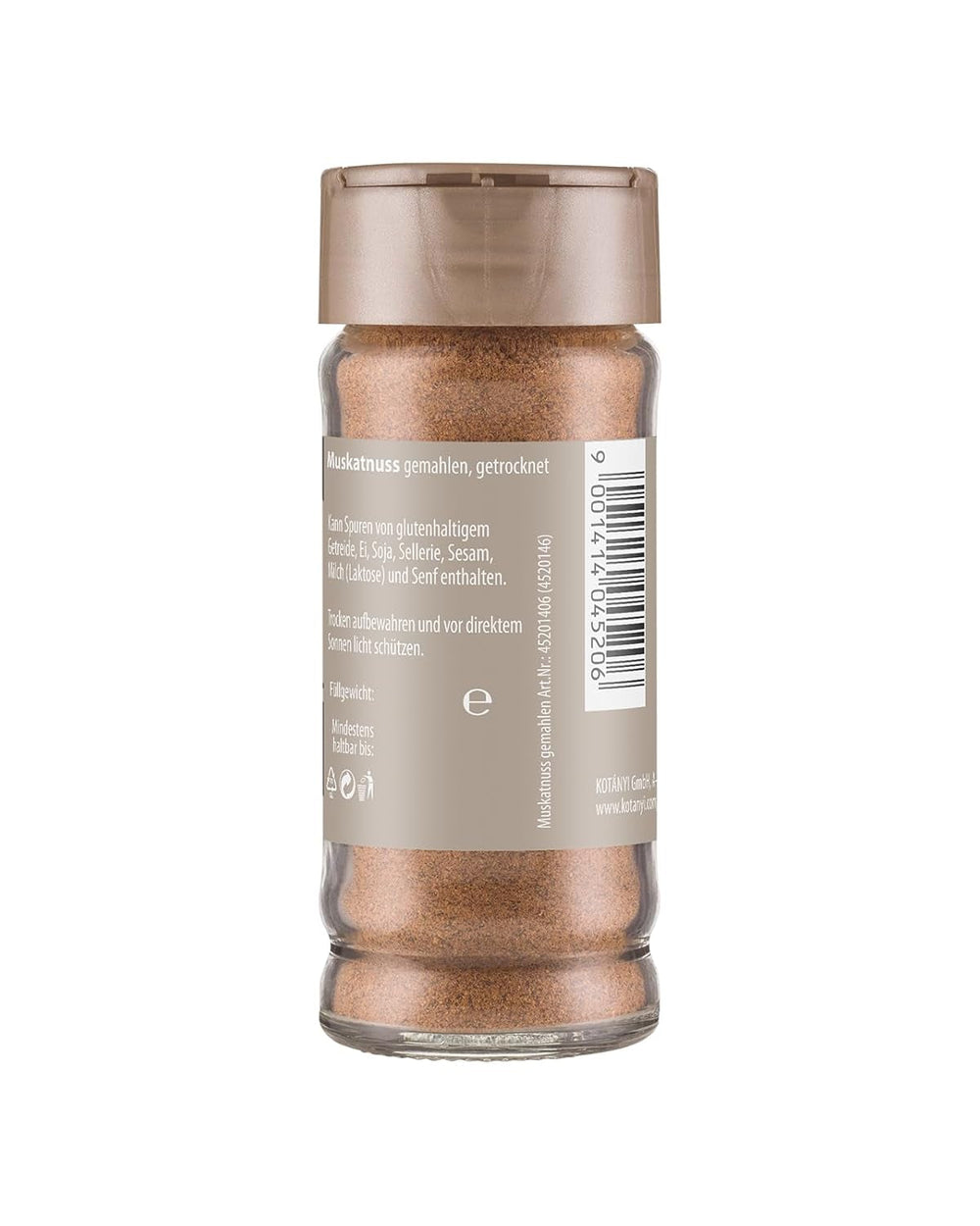 KOTÁNYI Muskatnuss gemahlen - Glas 37g