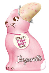 Ferrero Osterhase | 75G| Weiße Joghurtschokolade Mit Fruchtigen Erdbeercrisps | Pasqua | Osterhas | Geschenk Aus Schokolade nel Hasenform Naty Shop