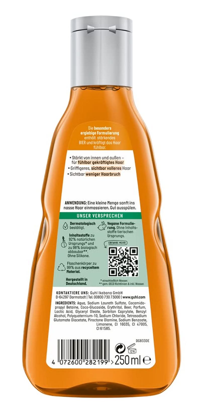 Guhl Intensive Strengthening Shampoo, 250 ml Naty Shop