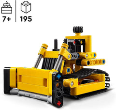 LEGO Technic Bulldozer pesante da costruzione Bulldozer giocattolo Aggiungi al tuo cantiere Giocattolo da costruzione per bambini Regalo tecnologico per ragazzi e ragazze di 7 anni 42163 Set da costruzione Acquista dal negozio LEGO