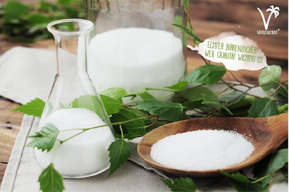 Vero zucchero di betulla (Xilitolo) dalla Finlandia, 1 Kg Dolcificanti Naty Shop