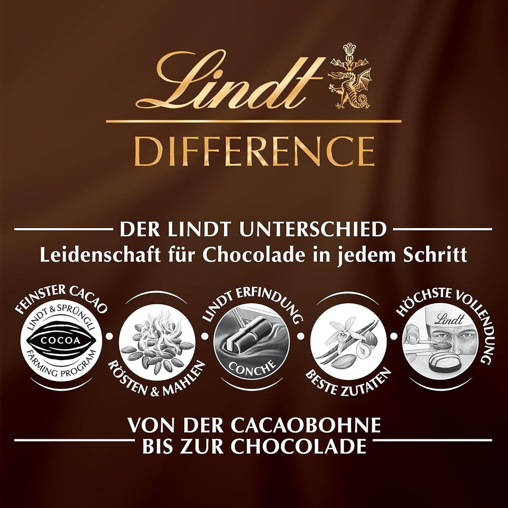 Lindt & Sprüngli Feines Backen Kuchenmischung, Backmischung, 8 Portionen, Lactosefrei, 400 G Mix per cuocere e cuocere Naty Shop