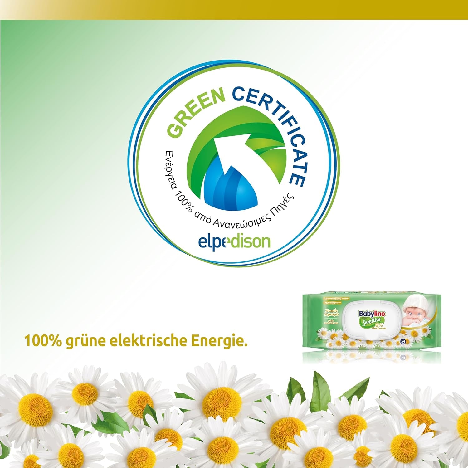 Salviette per neonati sensibili, 0% di profumo, 98% di formula naturale che ripristina l'equilibrio del pH della pelle, Sigillo di freschezza, 54 salviette