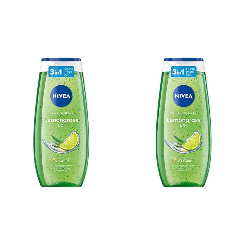 NIVEA Gel doccia Lemon Grass And Oil, 250 ml Doccia e bagno Naty Shop 2 pezzi x 250 ml