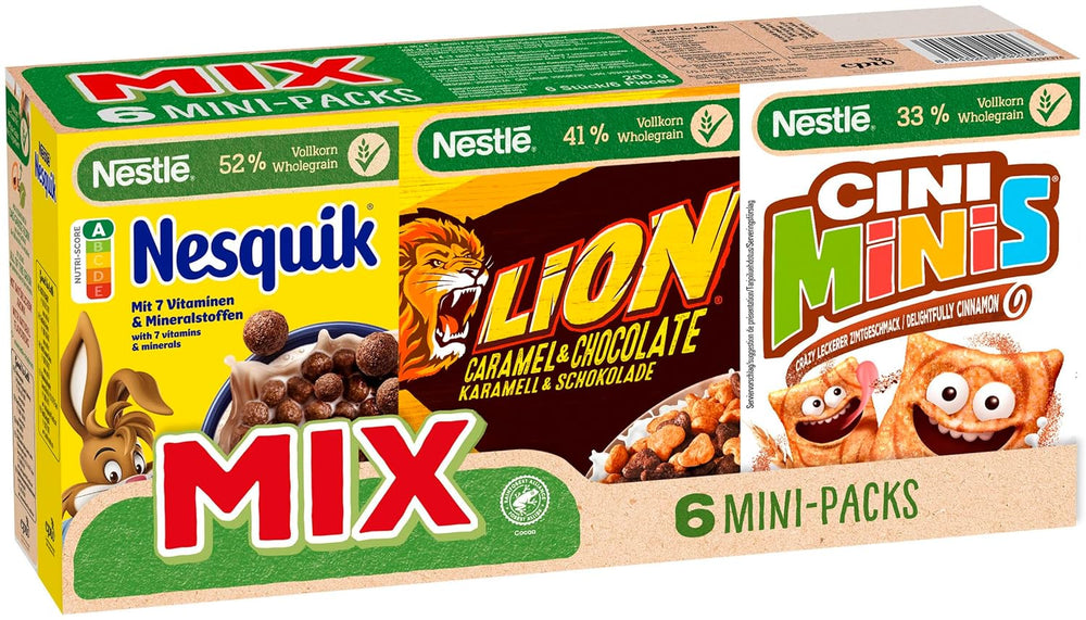 Mini buste di cereali Nestlé Mix, 6 pezzi, 1 confezione (da 1x200 g a 4x30 g, 2x40 g)