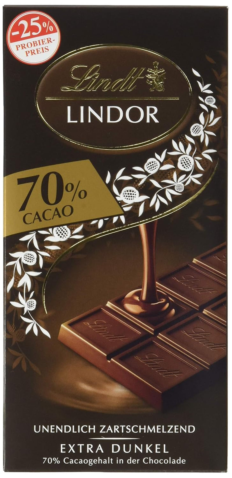 Lindt Schokolade LINDOR Pistazie, Promotion | 100 G | Feinste Vollmilch-Schokolade Mit Unendlich Zartschmelzender Füllung Mit Pistaziengeschmack | Schokoladentafel | Schokoladengeschenk, 2023 Version Naty Shop 100 G Kakao 70