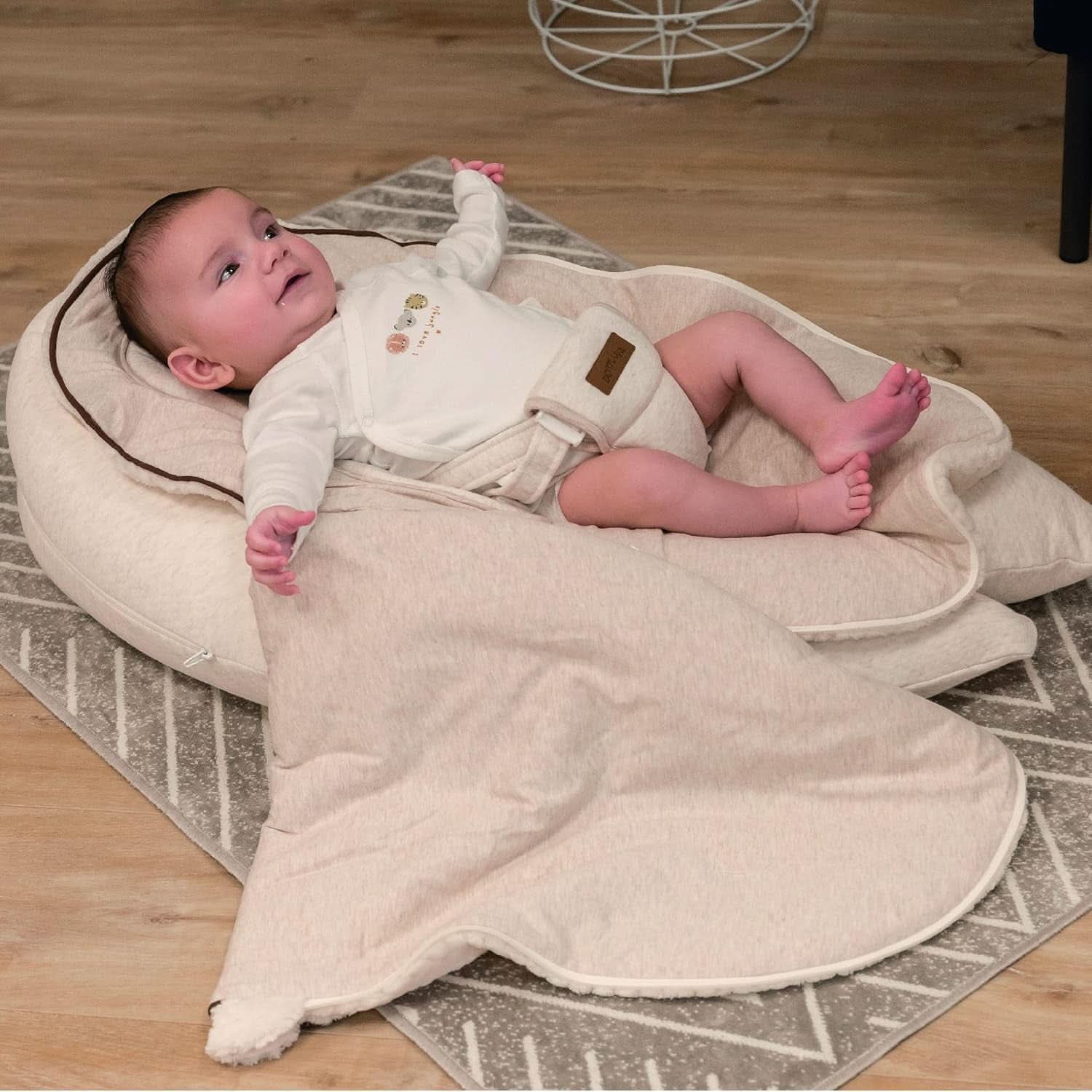 Cuscino da allattamento multifunzionale, 4 in 1, Soft Nova, beige, cuscino singolo: 202 cm, poltrona, 40 X 75 X 22 cm Accessori Alimentazione e Allattamento Bebe Naty Shop