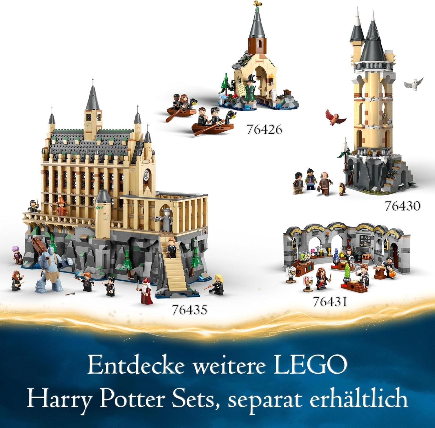 LEGO Harry Potter Ollivanders e i costumi di Madam Malkin, Terre di Diagon Alley, Set da gioco per bambini, Giocattoli magici, Regali fantasy per ragazze, ragazzi e fan a partire da 8 anni 76439 Set da costruzione Besuche den LEGO-Store