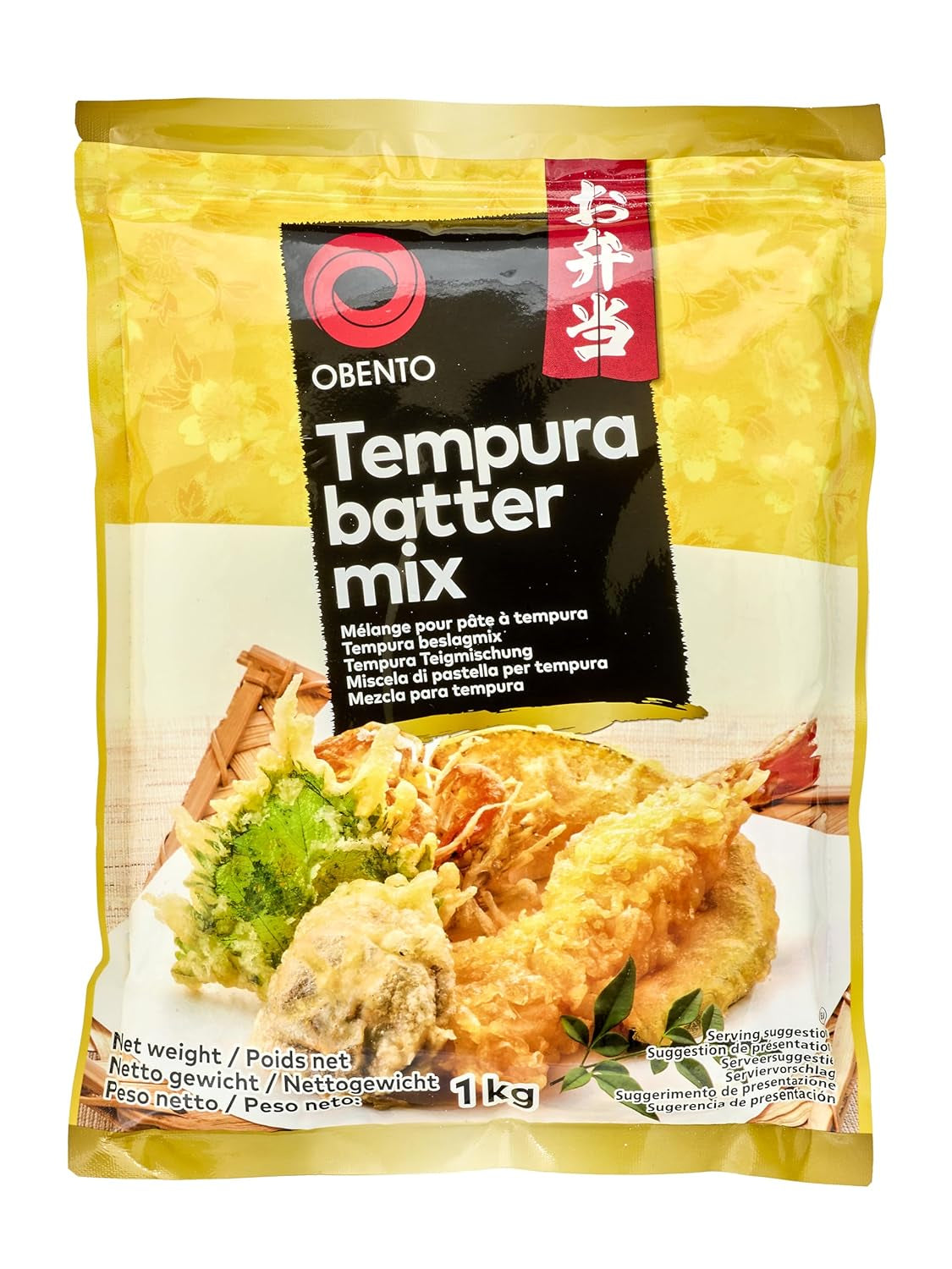 Tempura Batter Mix Tempura Back-Frittiermischung, 500 Grammi Mix per cuocere e cuocere Naty Shop 1000G