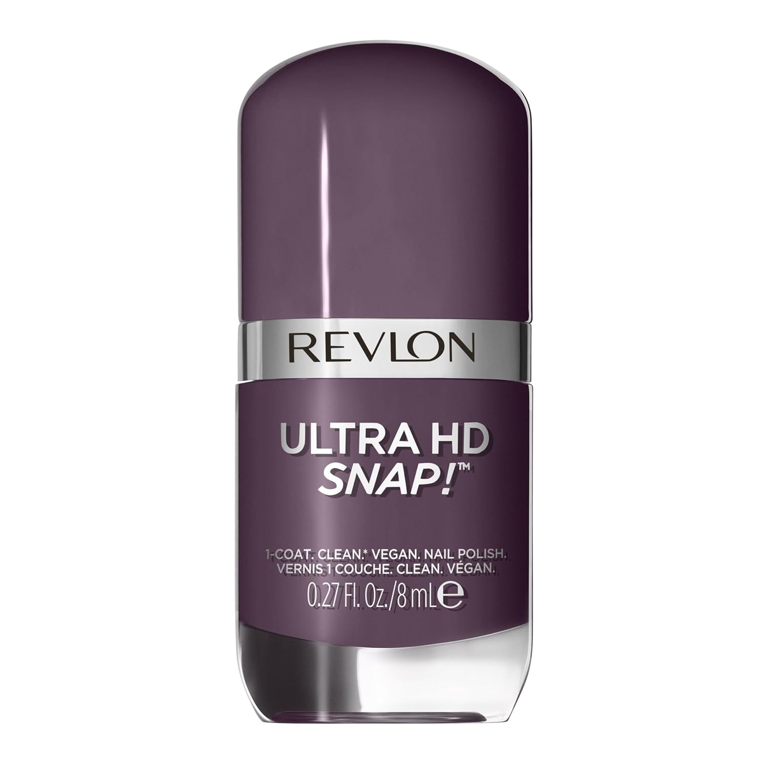 Revlon Ultra HD SCATTO! Smalto per unghie, Colore per unghie lucido, Formula vegana al 100%, Non richiede base o top coat, 033 Grounded, 8 ml