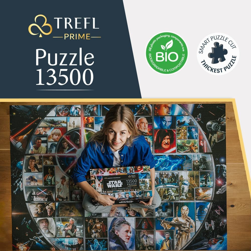 Trefl Prime - Puzzle UFT: Star Wars, Universe Epic Collection - 13500 elemente, Joc mare, Cea mai groasă cutie, Pentru adulți și copii de peste 12 ani Puzzle Naty Shop
