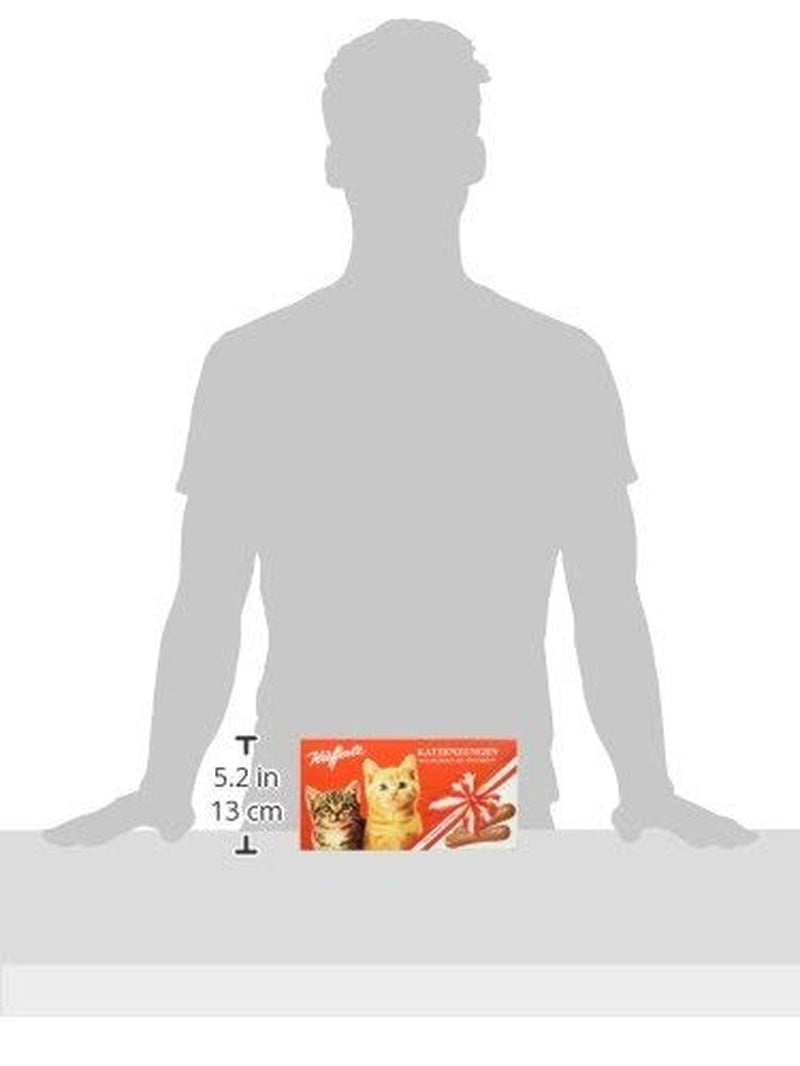 Limbi de pisică Küfferle 10x75g pachet multiplu, ciocolată cu lapte, 10 bucăți