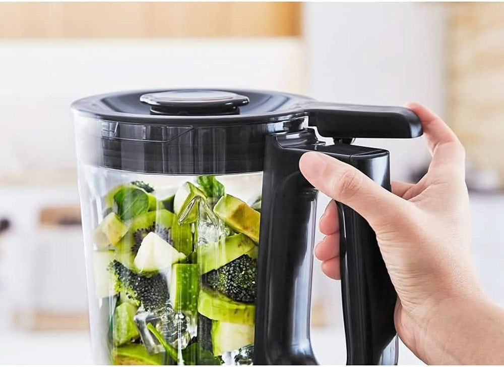 Krups Highspeed - Robot da cucina Infinymix KB9158 | 1600 W| 5 programmi automatici + impostazione manuale | Tritanbehälter | incl. Furto di nuovo | Frullati, frullati, ghiaccio tritato | Schwarz Kitchen Naty Shop