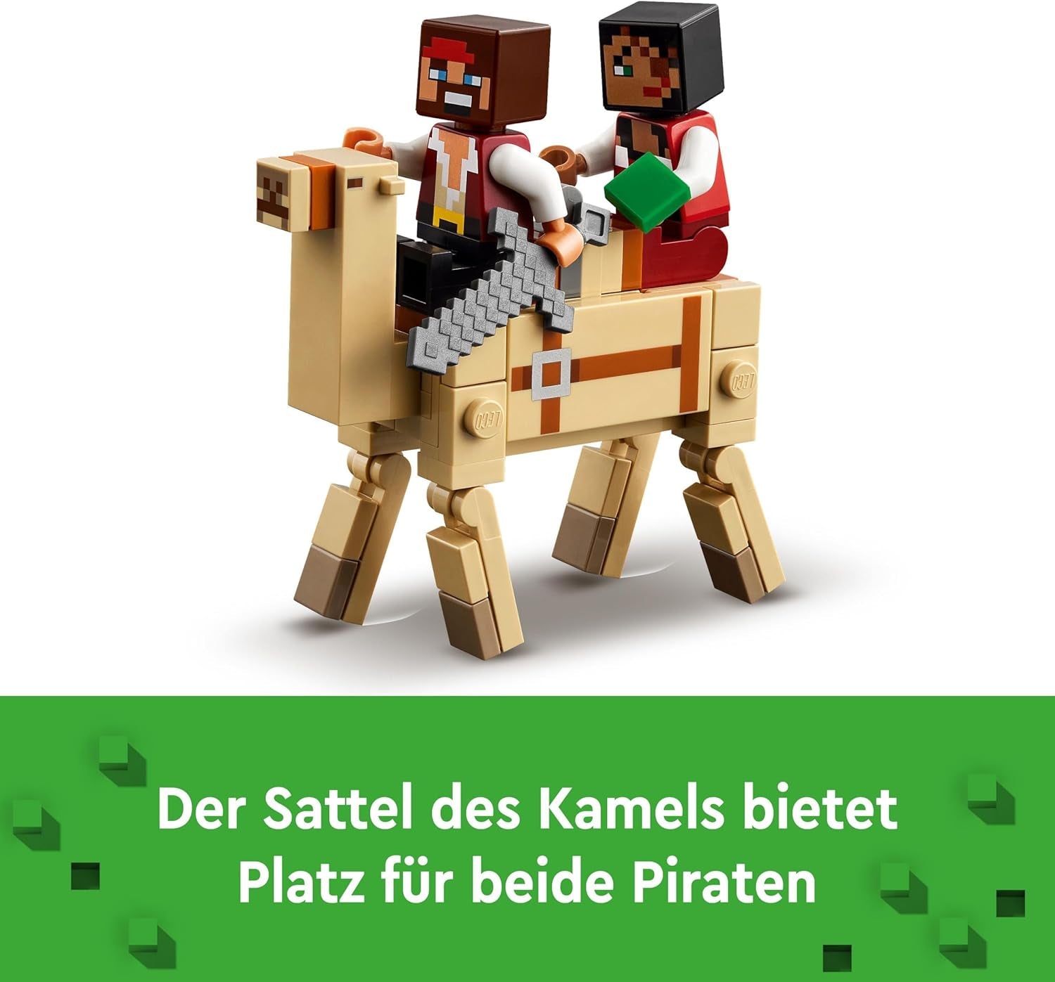 LEGO Minecraft Il Viaggio sulla Nave Pirata Calamari e Cammello Figura del Pirata Giocattolo di Costruzione di una Nave Gioco di Ruolo Regalo per Ragazzi e Ragazze di 8 Anni 21259 Set di Costruzioni Besuche den LEGO-Store