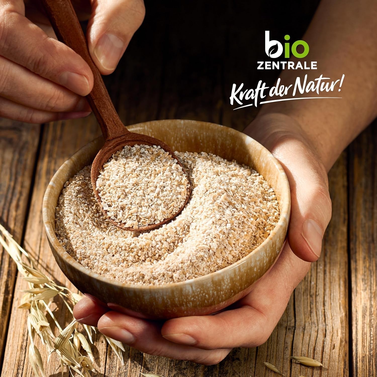 Biozentrale Bio Haferkleie 1Kg | Vorteilspack | Ballaststoffreiche Proteinquelle | Von Natur Aus Vegan | Aus EU Landwirtschaft | Zuckerarm Cereale Naty Shop