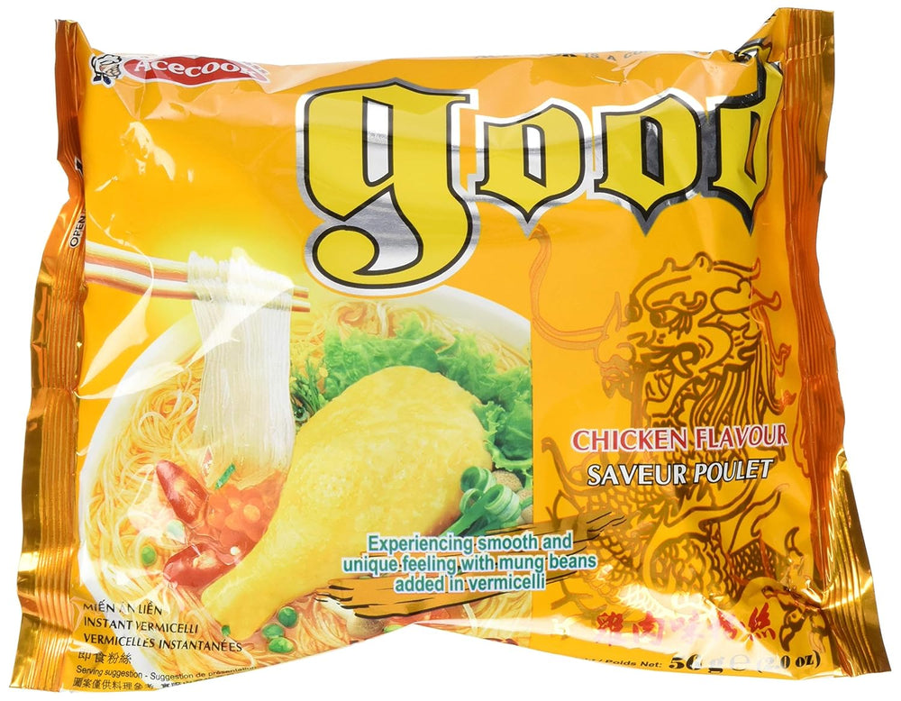 ACECOOK - Noodles istantanei in vetro GD con pollo - (1 x 57g)