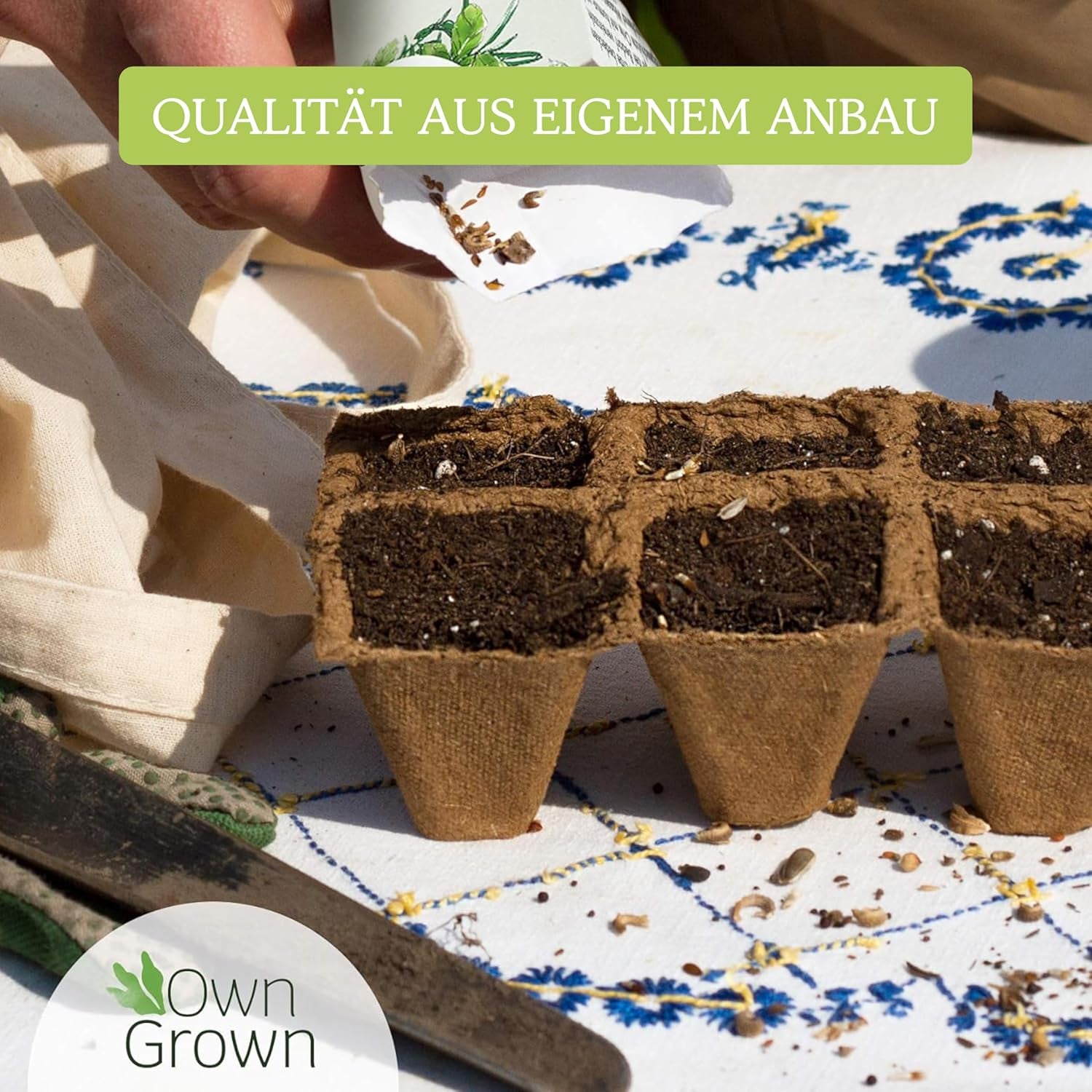 Set di semi di verdure coltivate da soli - 12 Pflanzensemen Sorten für Hochbeet und Garten - Praktische Box mit Gemüsesamen für den Anbau Frischer Ernte zu Hause - Ideal für Gartenliebhaber