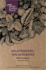Magic Garden Seeds - Samentüte Wilderdbeere/Walderdbeere (Fragaria Vesca) - Ca. 300 Obstsamen - Aromatische, Alte Sorte - Obst Samen - Garten Geschenk